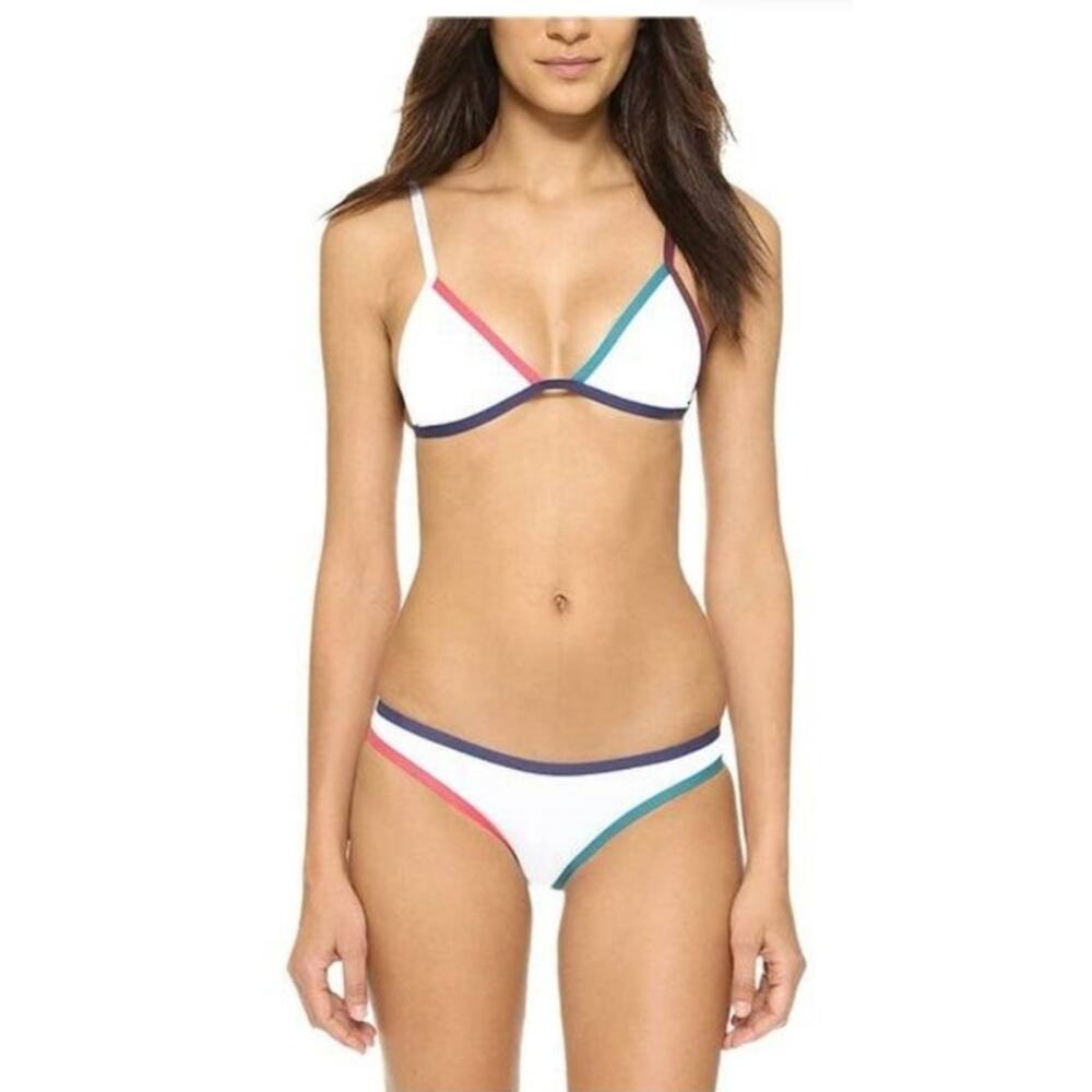 Tavik Womens Jett Triangle Bikini Swim Top and bottom XS